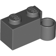 Lego kostka (kostička) 1x4 s pantem, tmavě modro šedá (4210795)